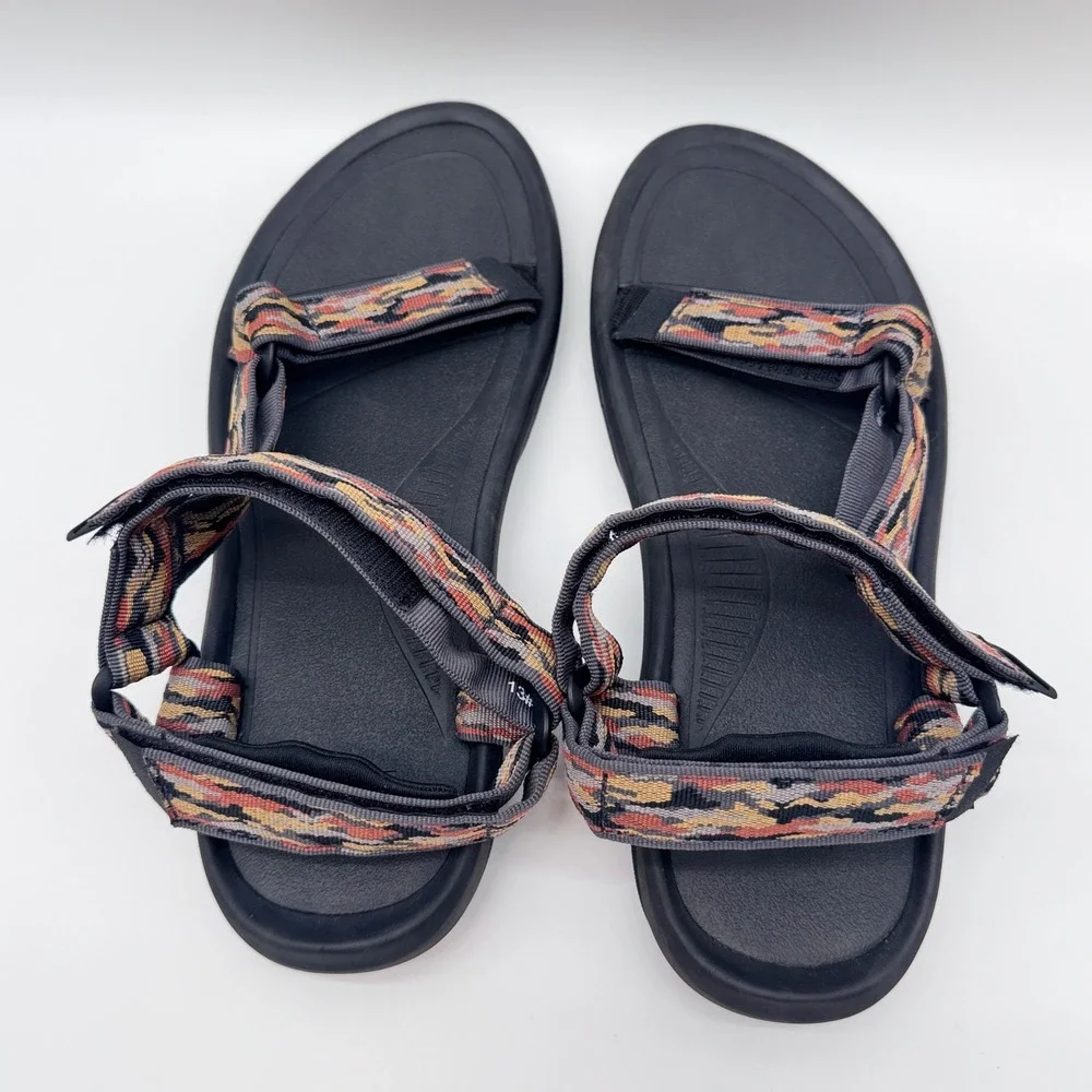 Teva Terra Fi Lite Sandals Mens 13 Black Multi Strap Hiking Sport Water Shoes